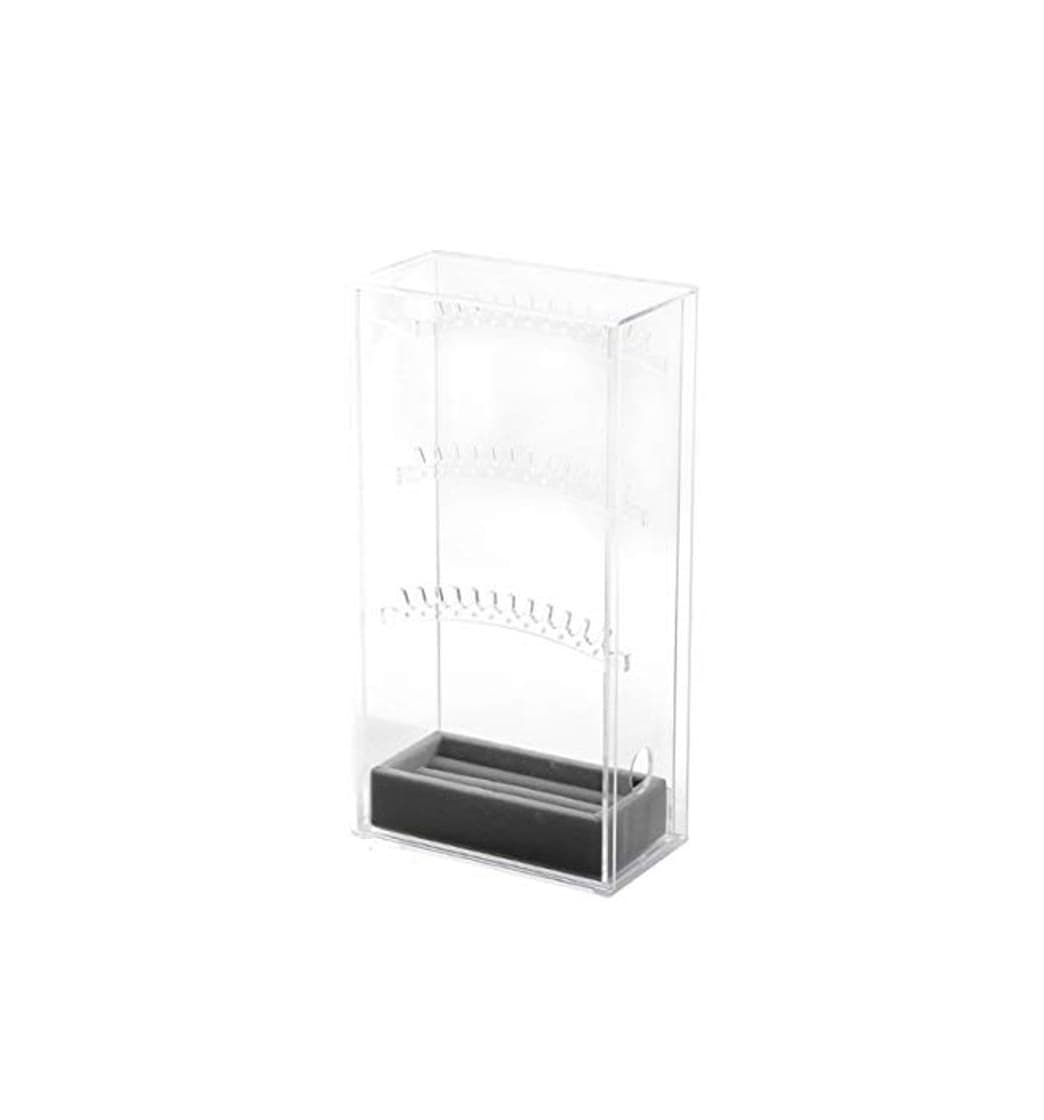 Producto Kitrack Pendientes Display Stand Collar Joyas Caja De Almacenamiento Acrílico Monocapa con