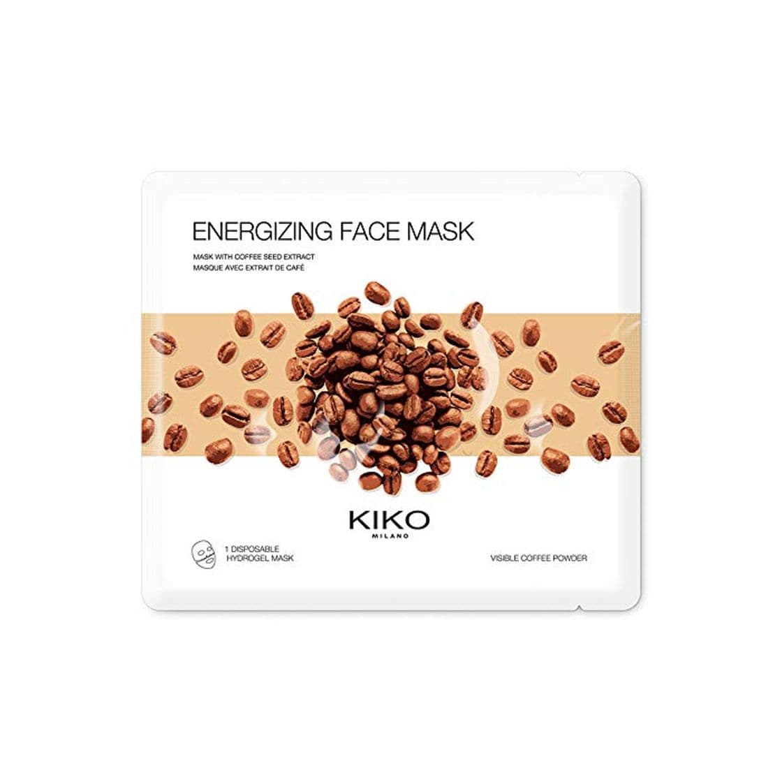 Producto Kiko Milano – Máscara facial hidratante de hidrogel con extracto de café