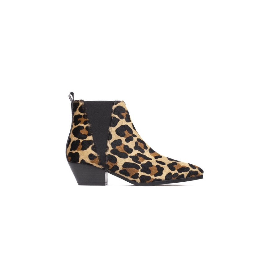 Product BOTÍN ROCÍO PIEL EFECTO POTRO LEOPARDO 4CM