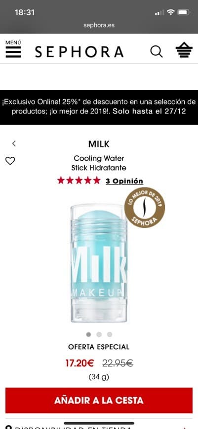 Product Cooling Water