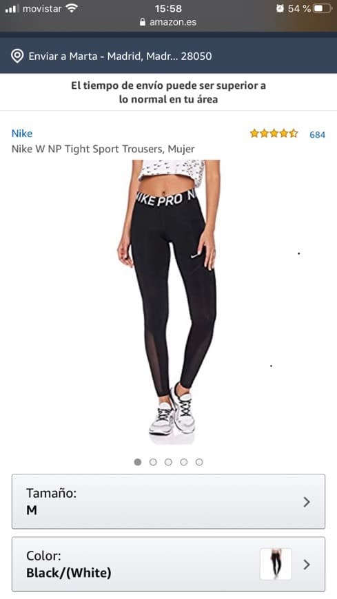 Product Leggings negros NIKE