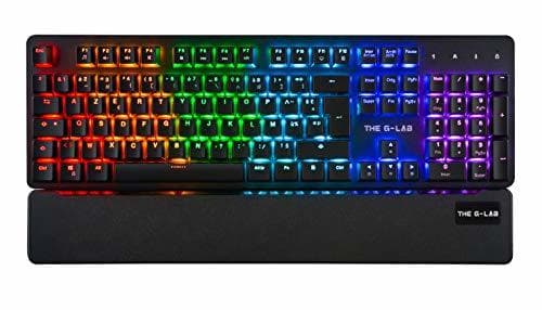 Electronic THE G-LAB Keyz Rubidium Teclado Mecánico Gaming QWERTY - Incluye Ñ -