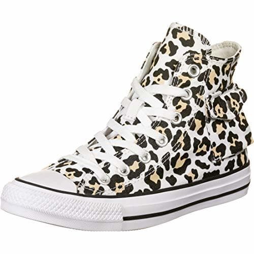 Product CONVERSE Chuck Taylor All Star Pocket Varsity Remix Zapatillas Moda Mujeres Blanco/Negro/Leopardo