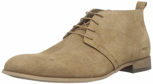 Moda IKKS Boots, Botas Slouch para Hombre, Beige