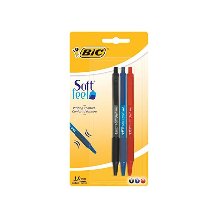 Product BiC 837394 Soft Feel - Bolígrafo de punta redonda