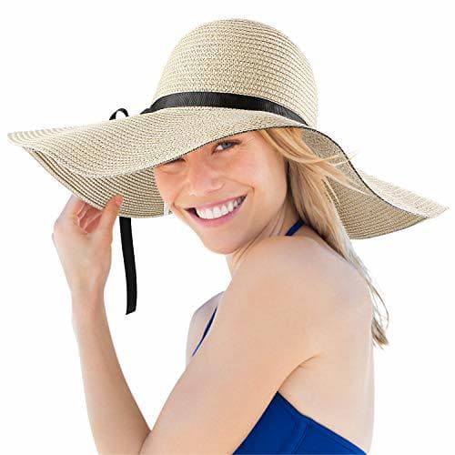 Producto Sombrero De Paja, Mujer Sombreros De Playa De Verano De ala Ancha