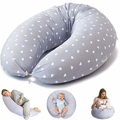 Producto Bamibi® Almohada Embarazada Multifuncional, Cojín Lactancia Bebé, Cama Nido Bebé, Protector Cuna