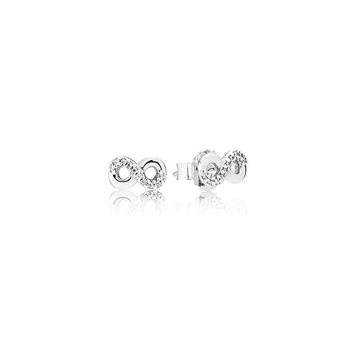 Producto Pandora Pendientes de botón Mujer plata