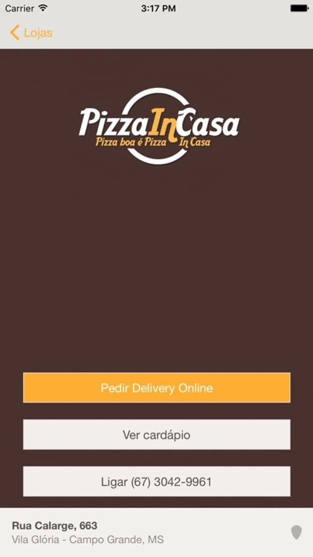 Restaurants Pizza InCasa