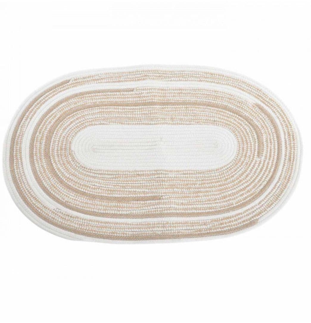 Fashion ALFOMBRA OVAL ALGODÓN 80CM