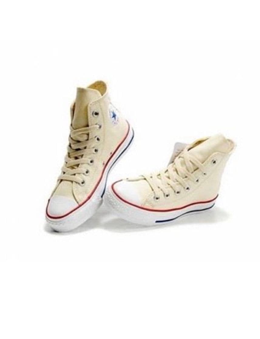 Moda Converse altas beige 