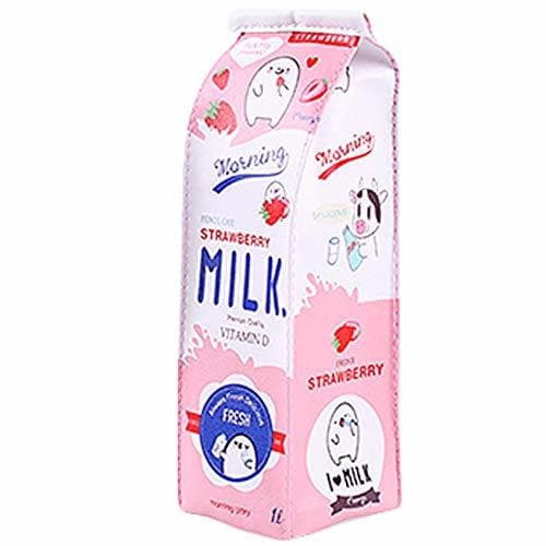 Elemento de la categoría hogar Caja de Lápices Leche Kawaii Estuche de Lápices de la Escuela Estuches