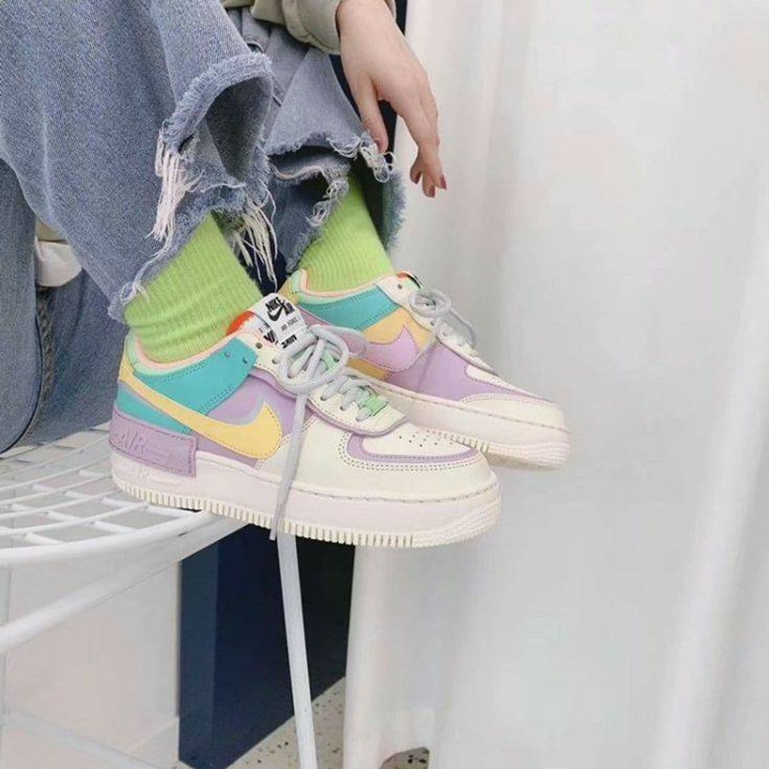 Moda Air force 1 de colores