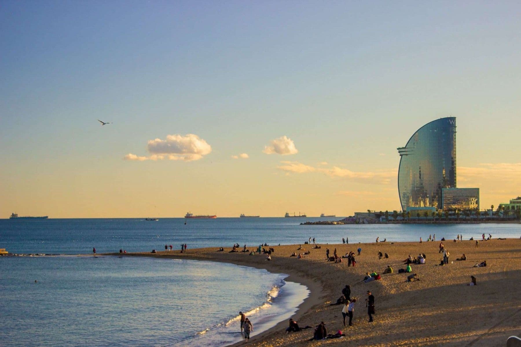 Place Playa de la Barceloneta