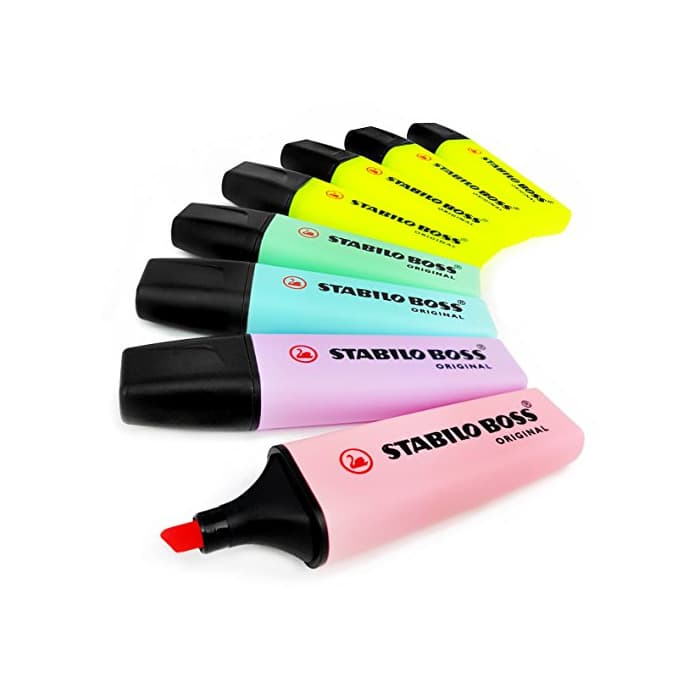 Product Marqueur Surligneur Stabilo Boss Original - Lot de 4 stylos pastels