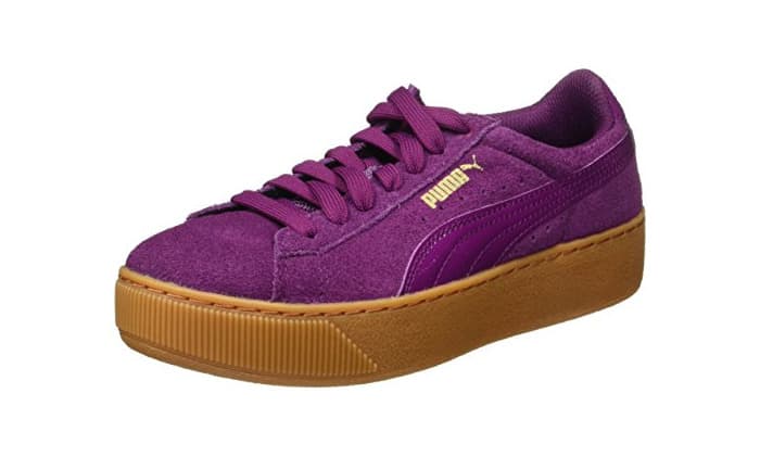 Moda Puma Vikky Platform, Zapatillas de Deporte para Mujer, Morado