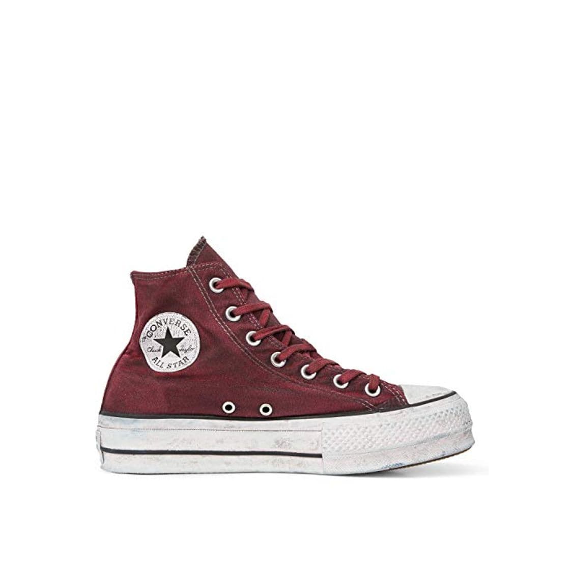 Fashion Chuck Taylor Converse All Star Canvas Rust Platform High Top