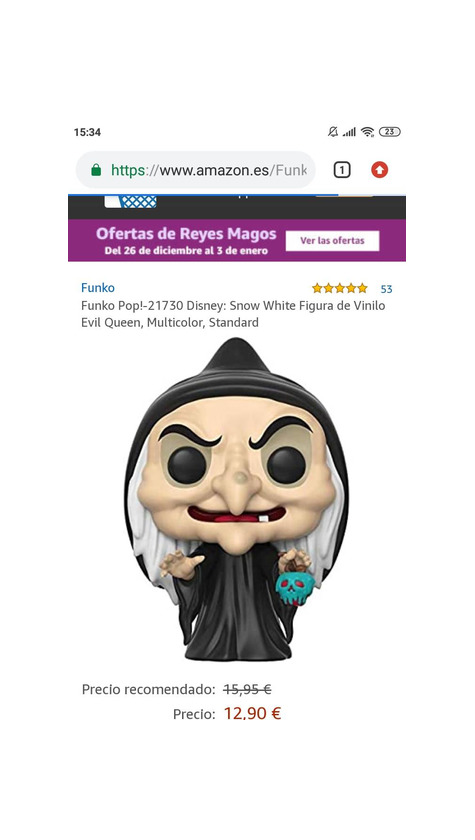 Product FunkoPop mala de Blancanieves 