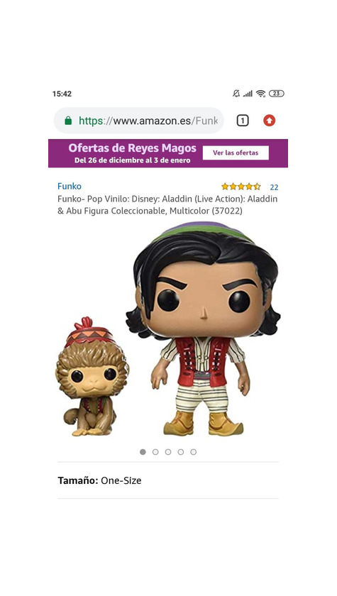 Product FunkoPop de Aladdin y Abu