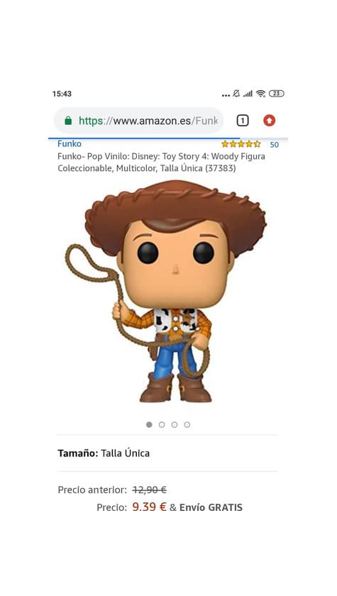 Product FunkoPop Woody Toy Story 