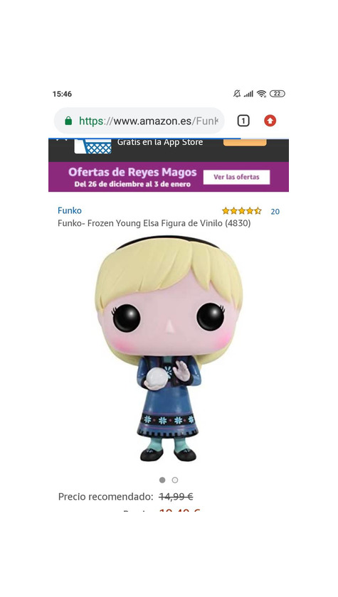 Product FunkoPop Elsa de pequeña Frozen 