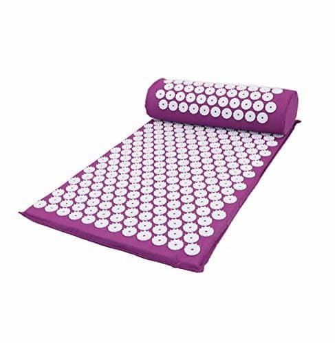 Beauty ForeWan - Juego de colchoneta y almohada de masaje para pies y