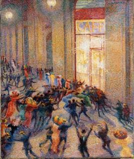 Moda Disturbios en la galería, Umberto Boccioni