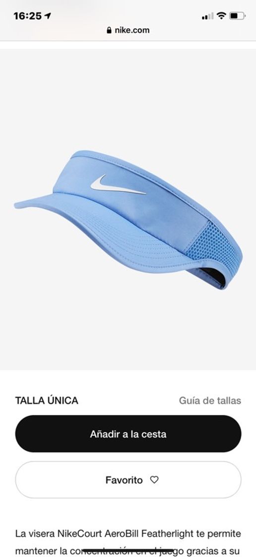 Moda Visera de tenis 