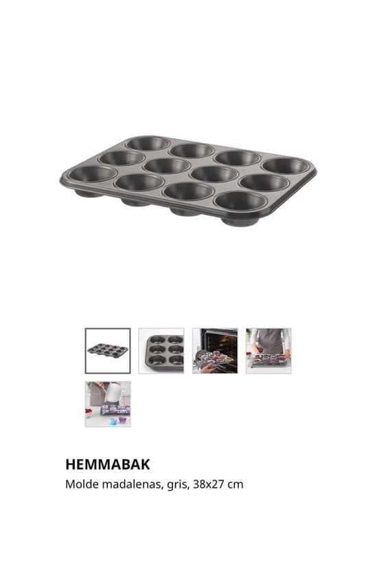 Product HEMMABAK Molde madalenas