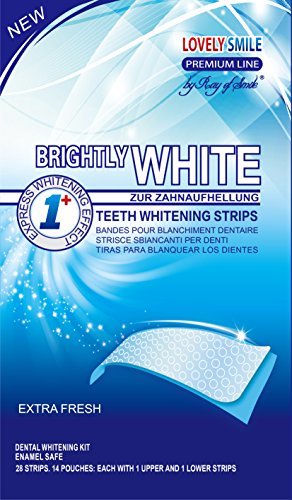 Producto Lovely Smile Bright White-Strips 28 Bandas Blanqueadoras Dientes Blanqueamiento de dientes tiras