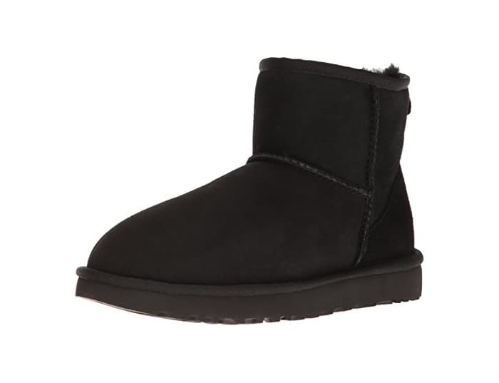 Fashion UGG Australia W Classic Mini II, Botas para Mujer, Negro