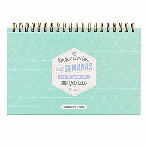 Product Mr. Wonderful Organizador de semanas para Empezar los Lunes con ganas