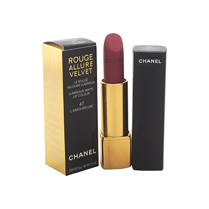 Belleza Chanel Rouge Allure Velvet #47-L'Amoureuse 3.5 gr