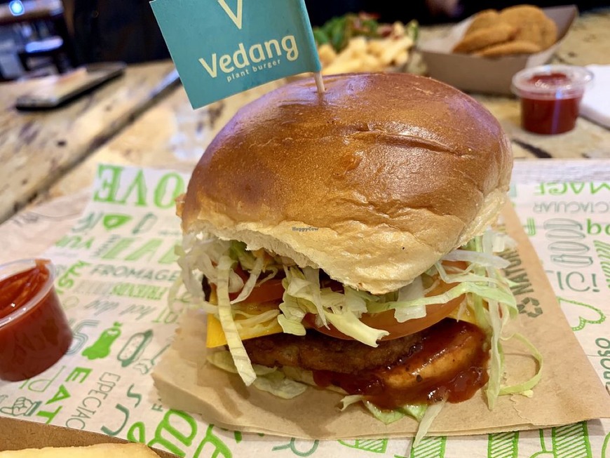 Restaurantes Vedang - plant burger (Mall of Berlin)