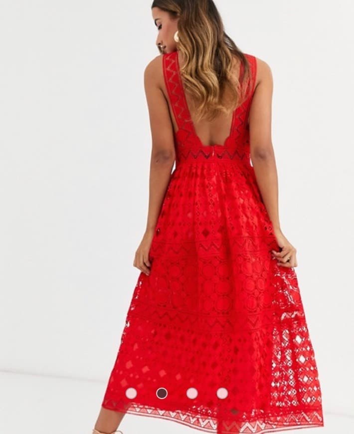 Product Lace red Dress ASOS 