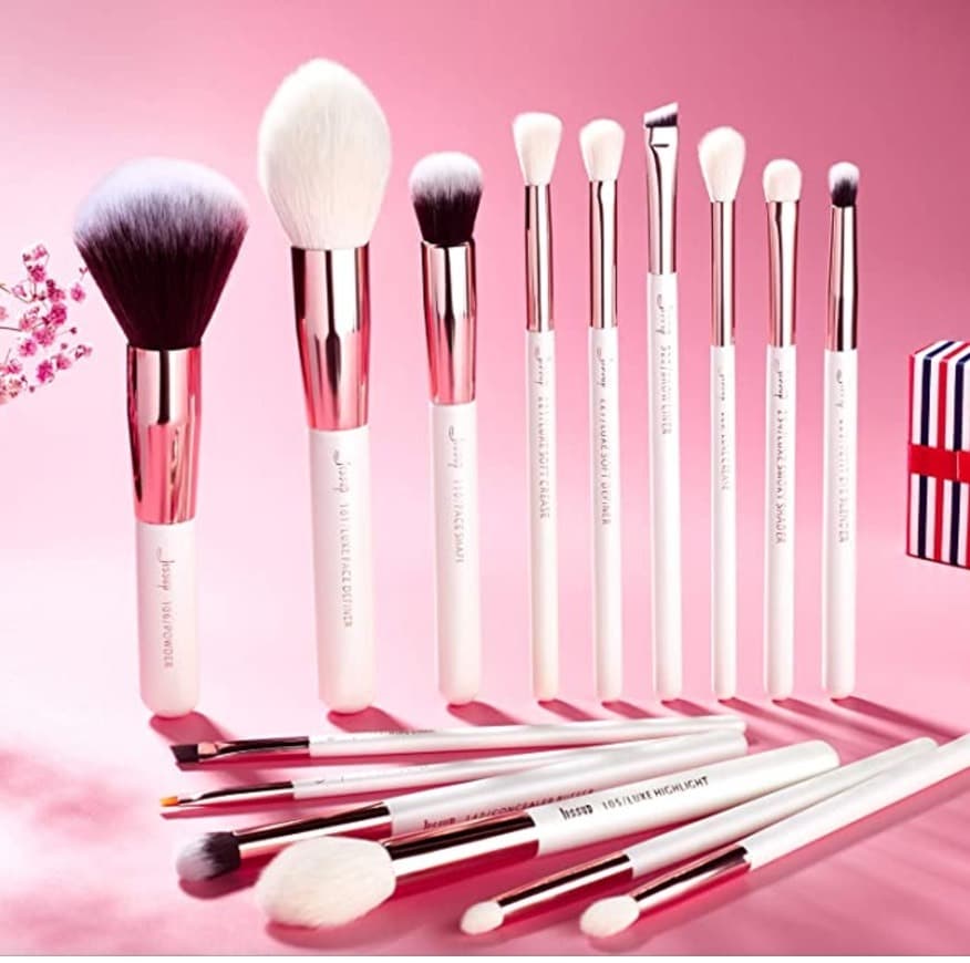 Moda Rose Gold Professional Makeup Brush Set