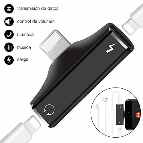 Electrónica Adaptador de Auriculares Compatible para i-Phone XS MAX XR X 7 Plus