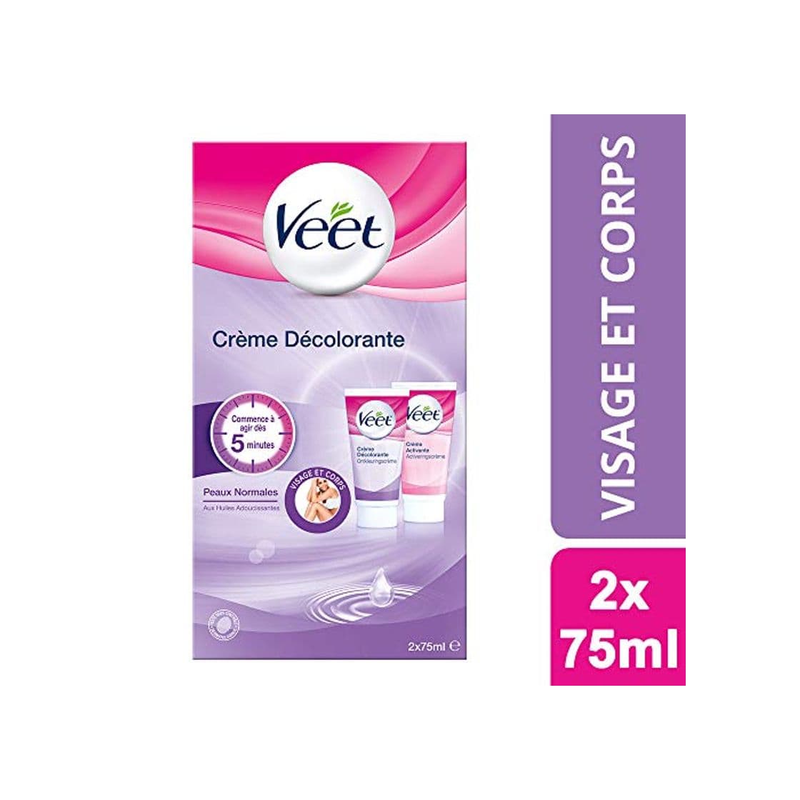 Belleza Blanqueamiento Crema VEET Rostro y Cuerpo 75ml