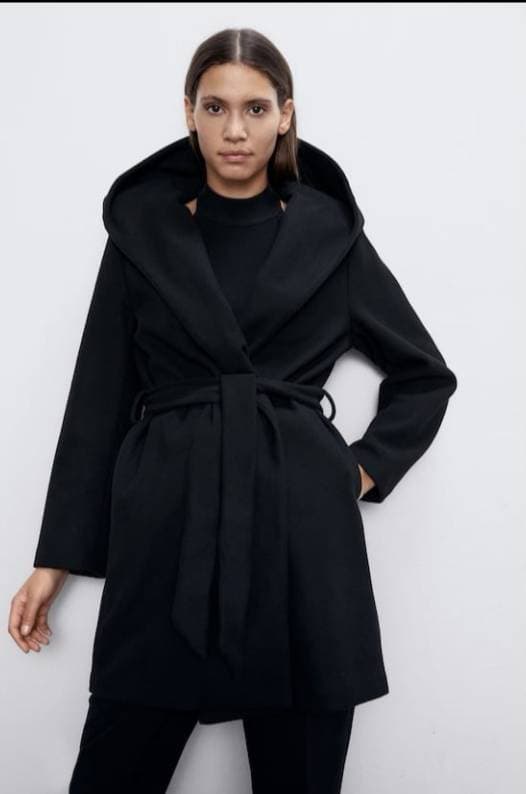 Fashion Belted Coat 