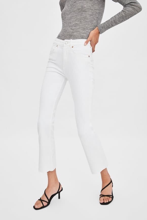 Product JEANS MID RISE CROPPED FLARE