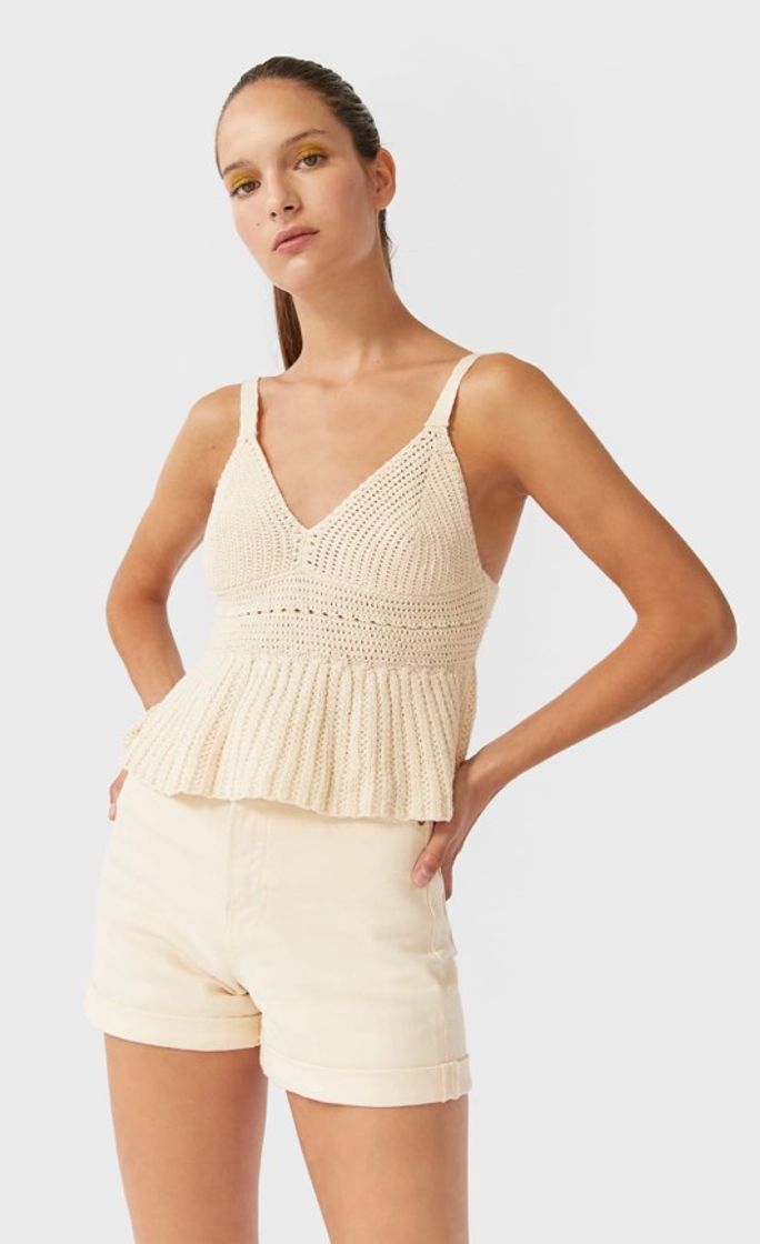 Fashion Top em crochet 