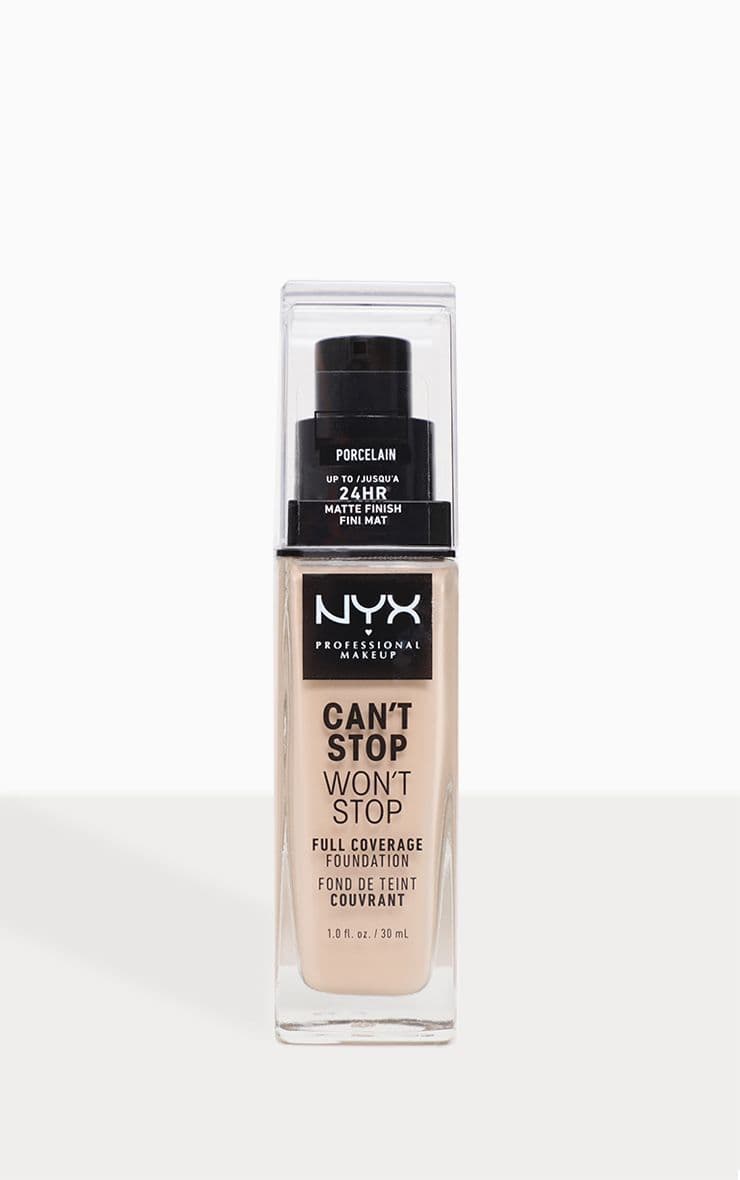 Moda Can't Stop Won't Stop Full Coverage Foundation | NYX Professional ...