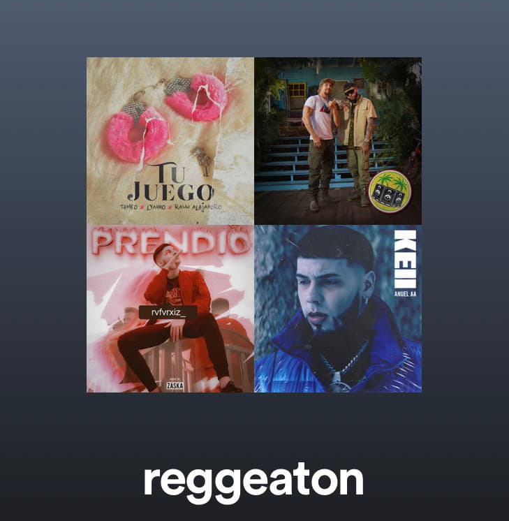 Canción Reggaeton