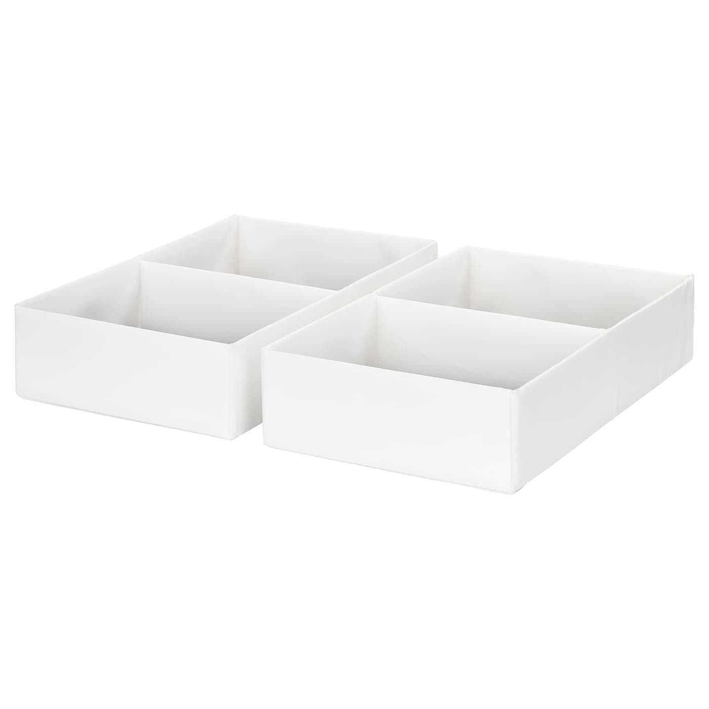 Fashion RASSLA Caja con compartimentos - blanco - IKEA