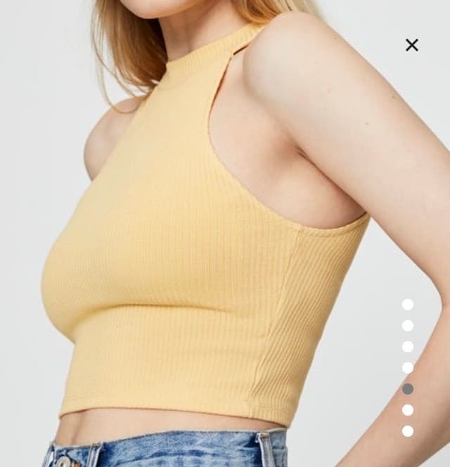 Moda top amarillo