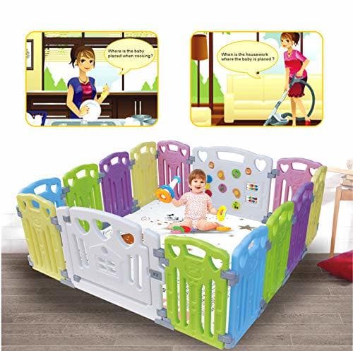 Product Baby Playpen - Centro de actividades para niños, juego de seguridad en