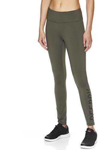 Place Reebok Women's Fleece Lined Leggings - Cold Weather Workout Running & Gym