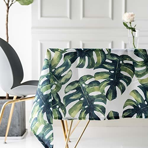 Elemento de la categoría hogar Drizzle Mantel para Mesa de Cocina o Salón Monstera Plantas Verdes Hojas