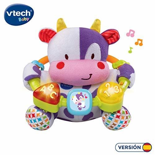 Producto VTech- Vaca muusical Peluche Interactivo de Bebe con Suaves, Multicolor, única