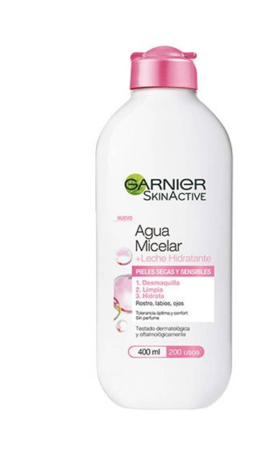 Fashion Agua micelar milky Garnier. 